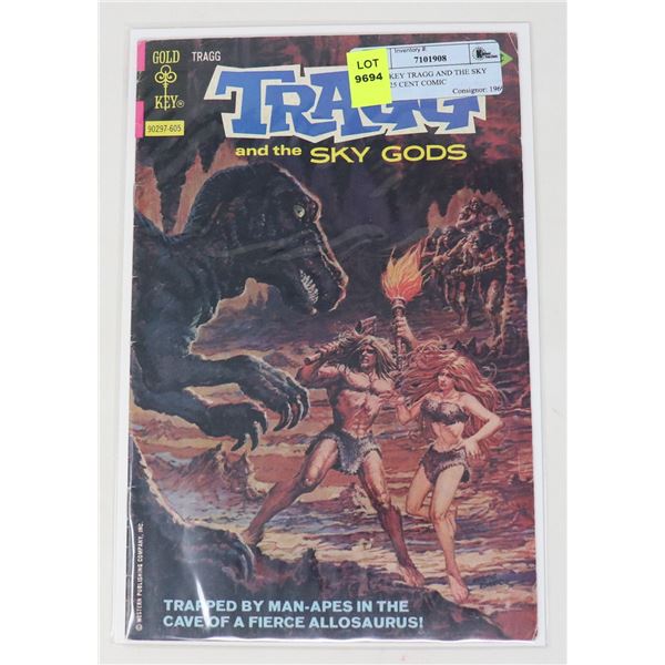 GOLD KEY TRAGG AND THE SKY GODS 25 CENT COMIC