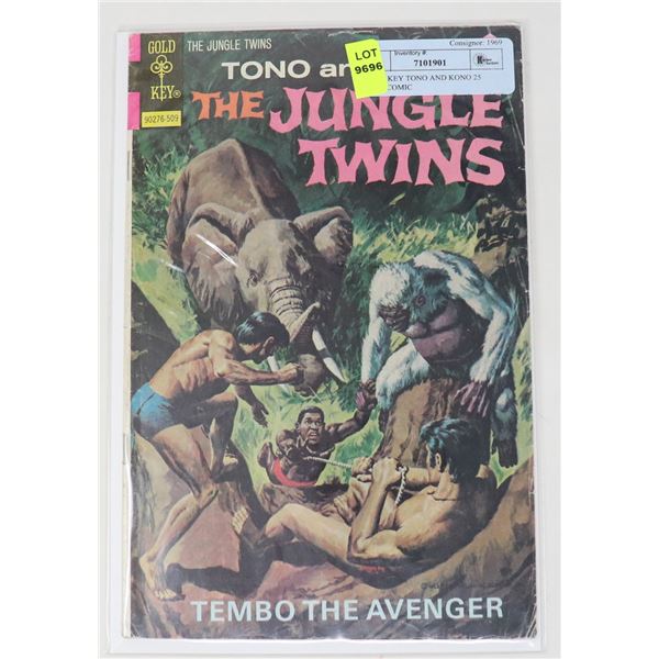 GOLD KEY TONO AND KONO 25 CENT COMIC