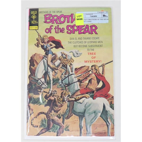 GOLD KEY BROTHERS OF THE SPEAR 25 CENT COMIC