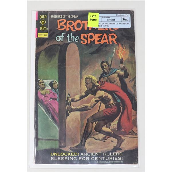 GOLD KEY BROTHERS OF THE SPEAR 25 CENT COMIC