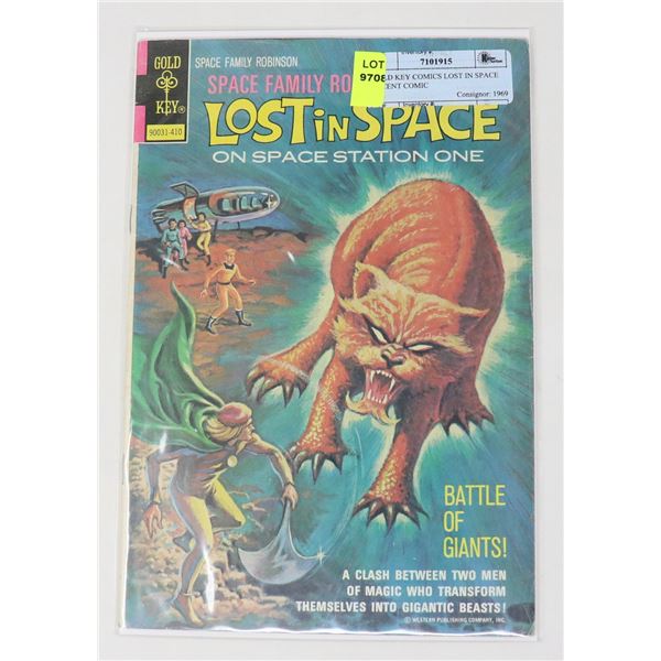 GOLD KEY COMICS LOST IN SPACE 25 CENT COMIC