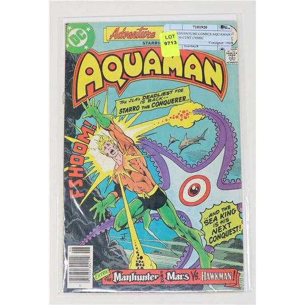 DC ADVENTURE COMICS AQUAMAN #451 30 CENT COMIC