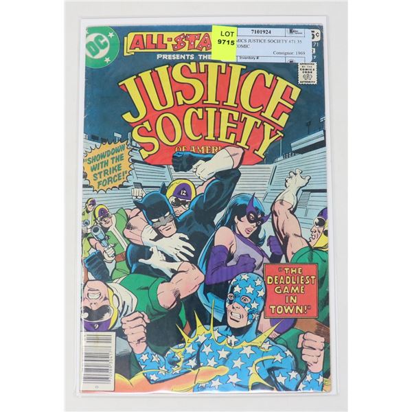 DC COMICS JUSTICE SOCIETY #71 35 CENT COMIC