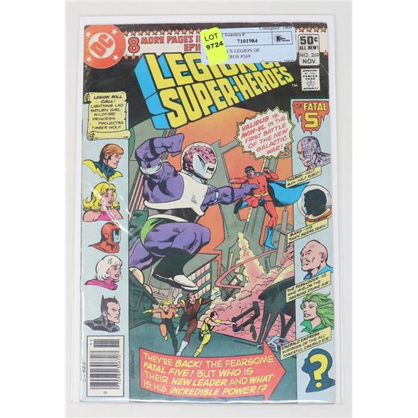 DC COMICS LEGION OF SUPER-HEROS #269