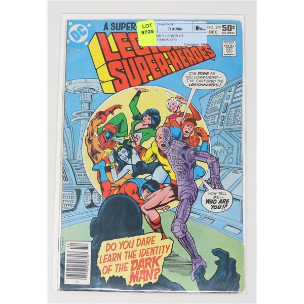 DC COMICS LEGION OF SUPER-HEROS #270