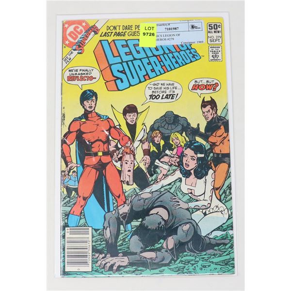 DC COMICS LEGION OF SUPER-HEROS #279