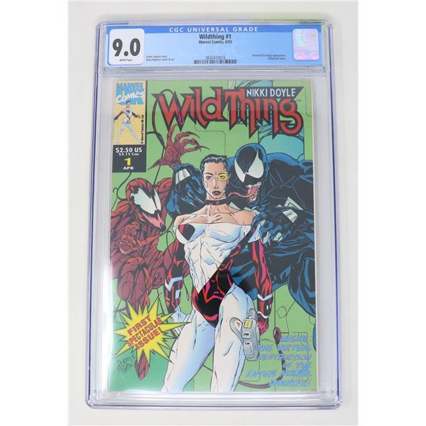CGC GRADED 9.0 NIKKI DOYLE WILDTHING ISSUE #1