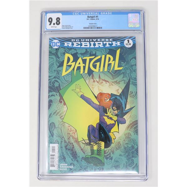 CGC GRADED 9.8 DC UNIVERSE REBIRTH BATGIRL #1