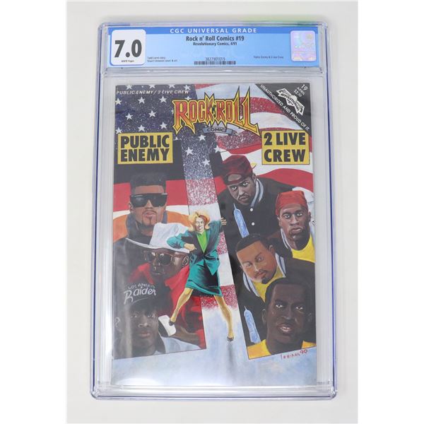CGC GRADED7.0 ROCK N ROLL PUBLIC ENEMY 2 LIVE CREW