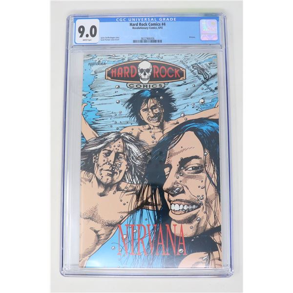 CGC GRADED 9.0 HARD ROCK NIRVANA COMIC