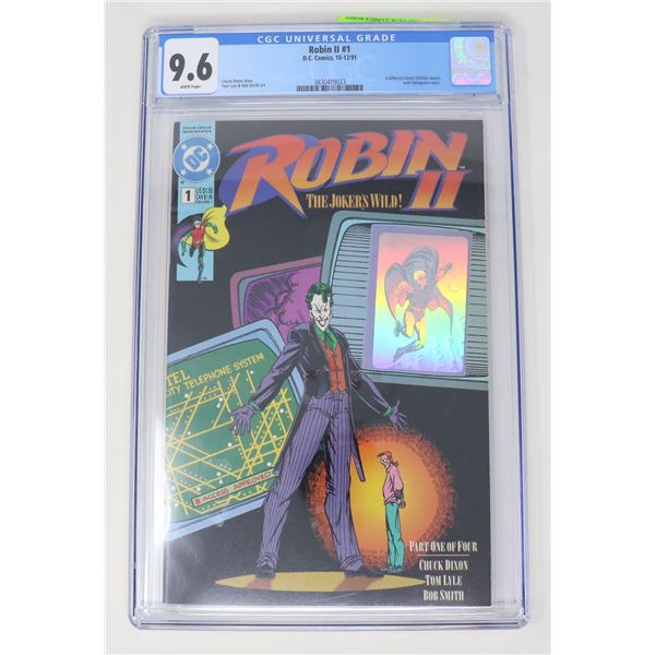 CDC GRADED 9.6 DC COMICS ROBIN II #1