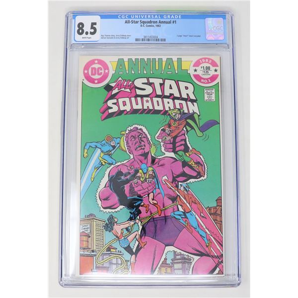 CGC GRADED 8.5 DC ALL STAR SQUADRON #1