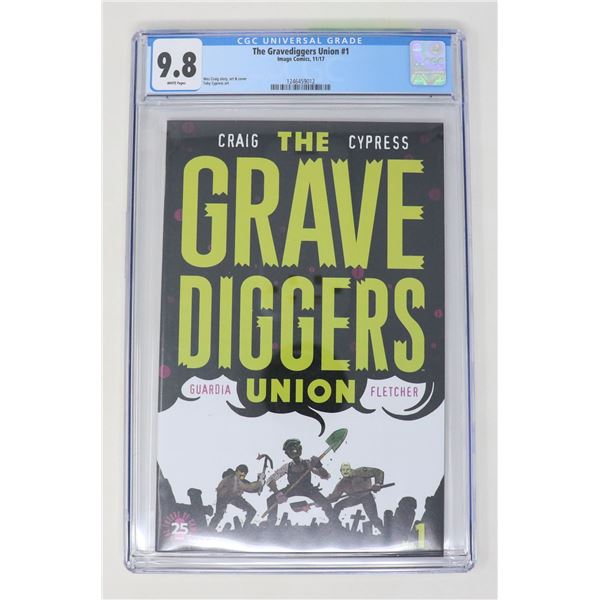 CGC GRADED 9.8 IMAGE COMICS GRAVE DIGGERS #1