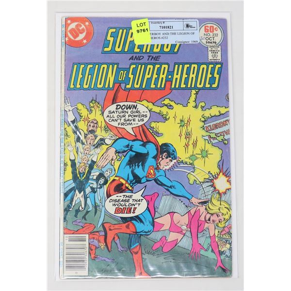 DC SUPERBOY AND THE LEGION OF SUPER HEROS #232