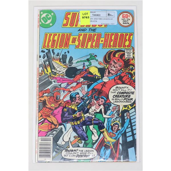 DC SUPERBOY AND THE LEGION OF SUPER HEROS #234