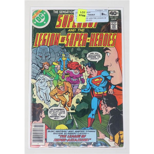 DC SUPERBOY AND THE LEGION OF SUPER HEROS #253