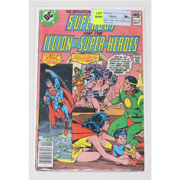 DC SUPERBOY AND THE LEGION OF SUPER HEROS #255
