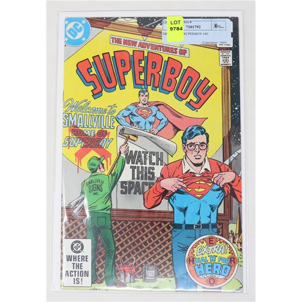 DC COMICS SUPERBOY #40