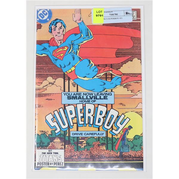 DC COMICS SUPERBOY #51
