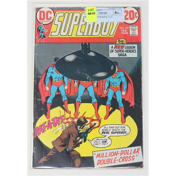 DC COMICS SUPERBOY #193