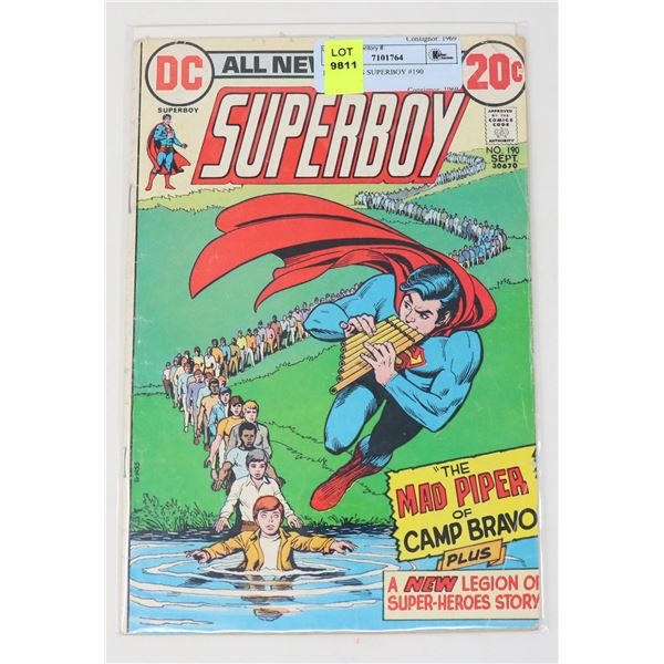 DC COMICS SUPERBOY #190