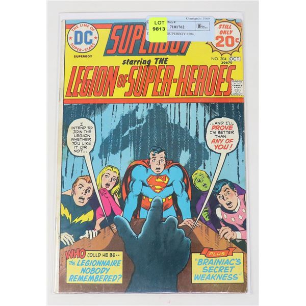 DC COMICS SUPERBOY #204