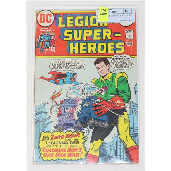 DC LEGION OF SUPERHEROS 20CENT #4