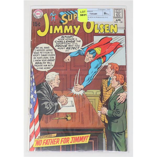 DC JIMMY OLSEN SUPERMANS PAL 15 CENT #128