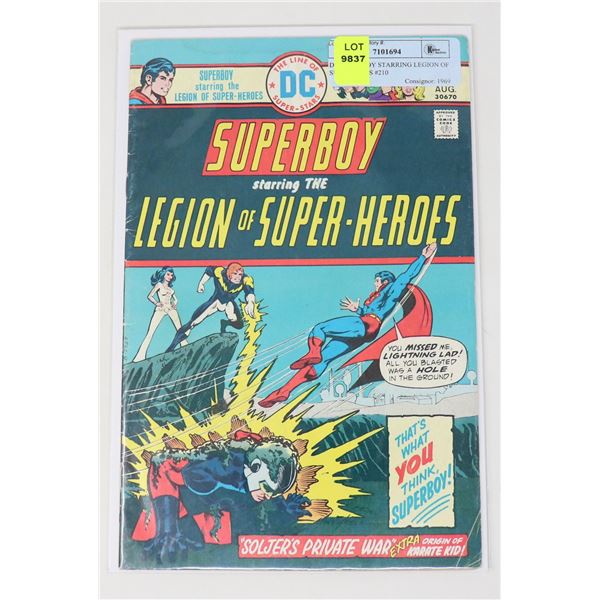 DC SUPERBOY STARRING LEGION OF SUPERHEROS #210