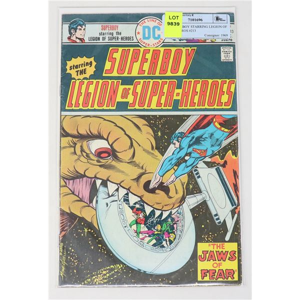 DC SUPERBOY STARRING LEGION OF SUPERHEROS #213