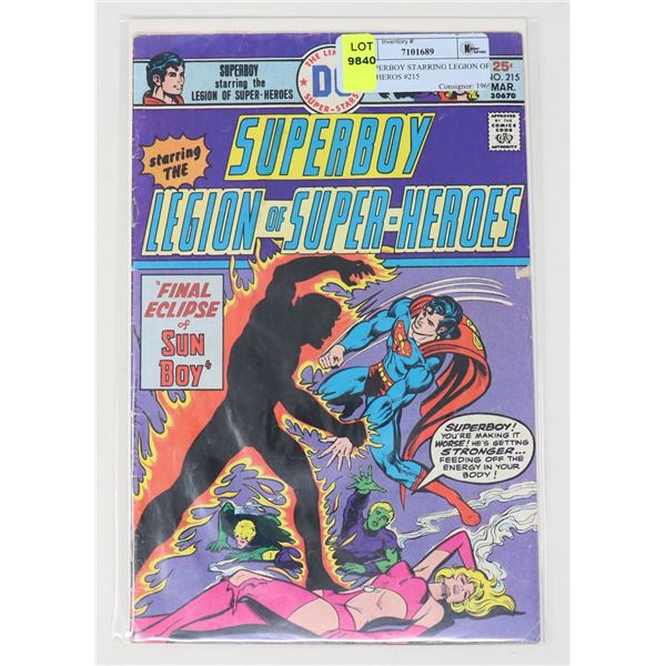 DC SUPERBOY STARRING LEGION OF SUPERHEROS #215