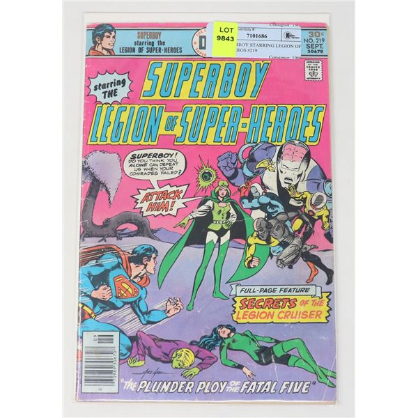 DC SUPERBOY STARRING LEGION OF SUPERHEROS #219