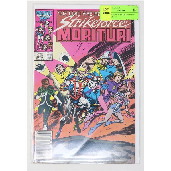 MARVEL COMICS STRIKEFORCE MORITURI #3