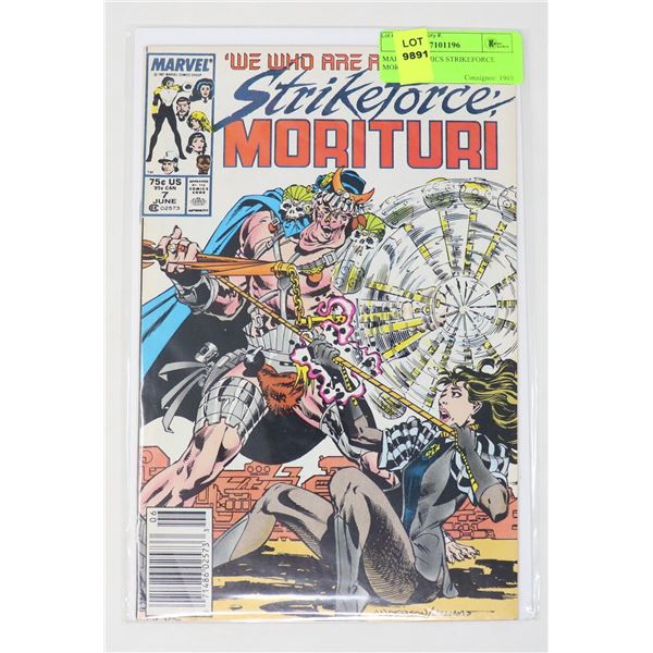 MARVEL COMICS STRIKEFORCE MORITURI #7