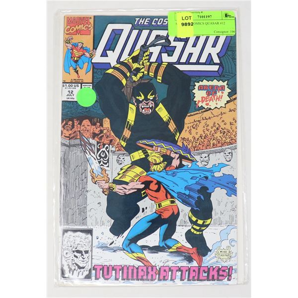MARVEL COMICS QUASAR #12