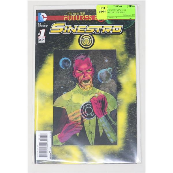 DC COMICS THE NEW 52 #1 HOLOGRAPHIC SINESTRO