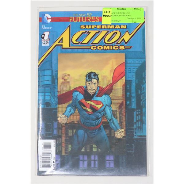DC COMICS THE NEW 52 #1 HOLOGRAPHIC SUPERMAN