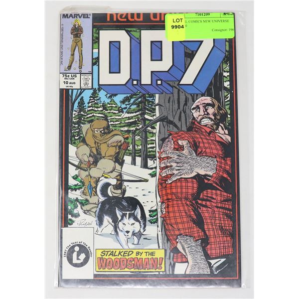 MARVEL COMICS NEW UNIVERSE D.P.7 #10