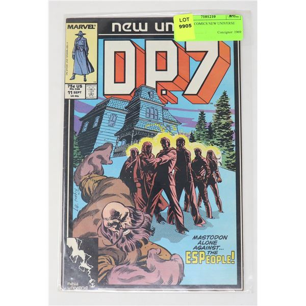 MARVEL COMICS NEW UNIVERSE D.P.7 #11