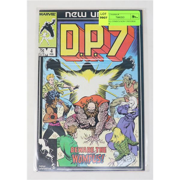 MARVEL COMICS NEW UNIVERSE D.P.7 #4