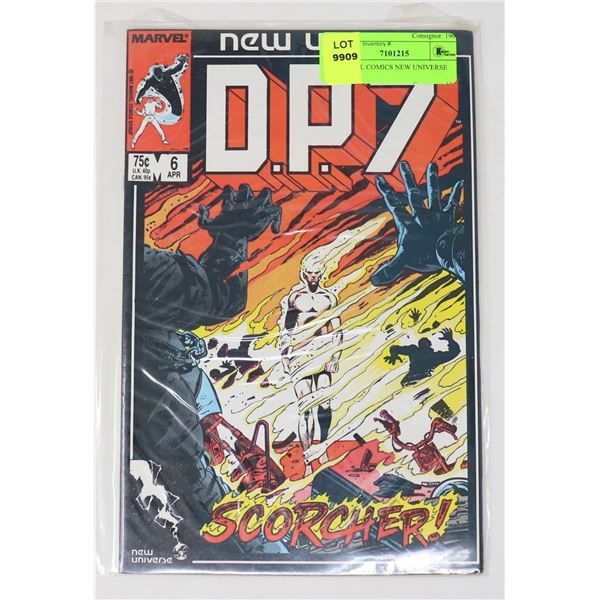 MARVEL COMICS NEW UNIVERSE D.P.7 6