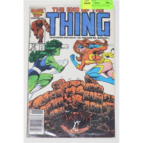 MARVEL COMCS THE END OF THE THING #36