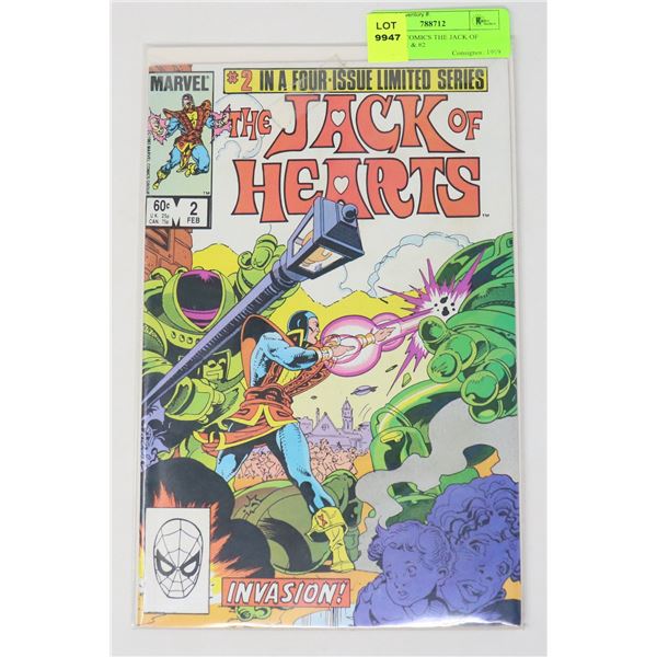 MARVEL COMICS THE JACK OF HEARTS #1 & #2