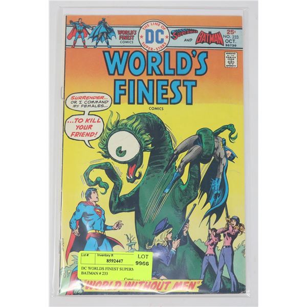 DC WORLDS FINEST SUPERMAN AND BATMAN # 233
