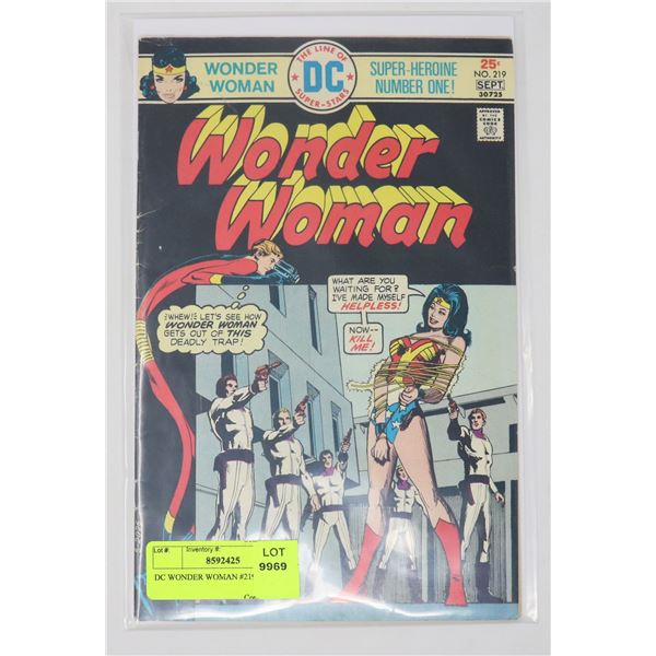 DC WONDER WOMAN #219
