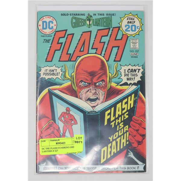 DC THE FLASH STARRING GREEN LANTERN # 227