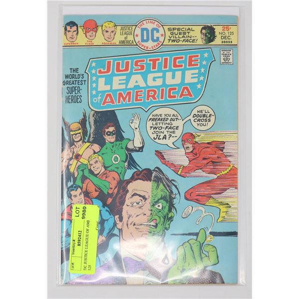 DC JUSTICE LEAGUE OF AMERICA # 125