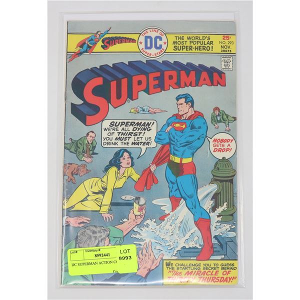 DC SUPERMAN ACTION COMICS # 293