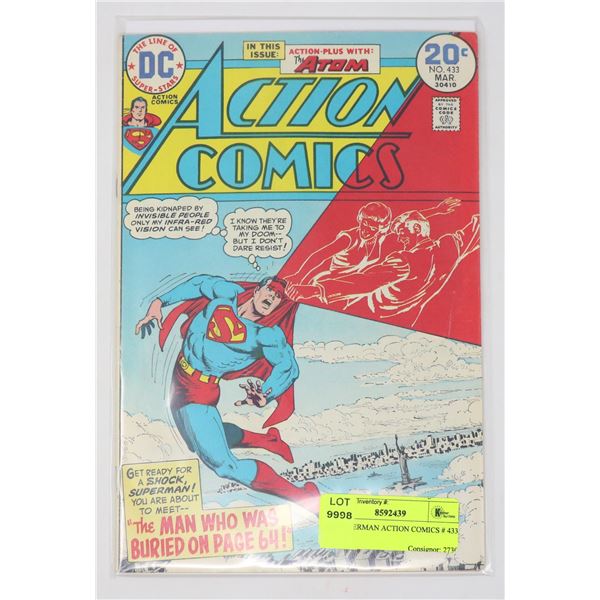 DC SUPERMAN ACTION COMICS # 433