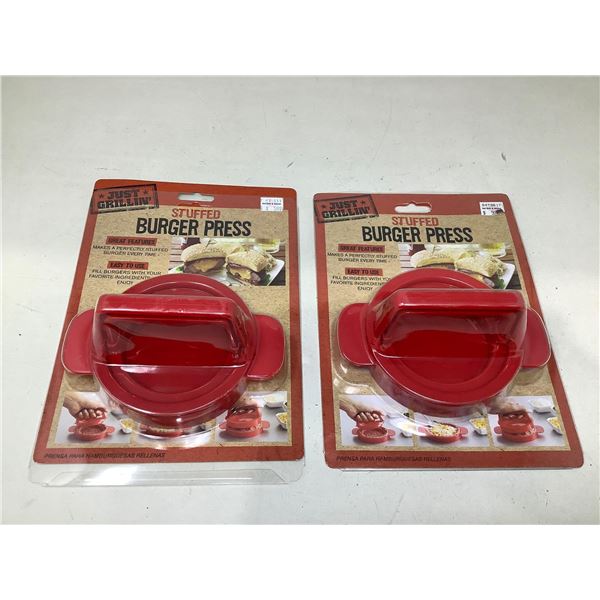 Stuffed Burger Press Lot Of 2